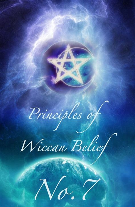 Wiccan beliefs includw
